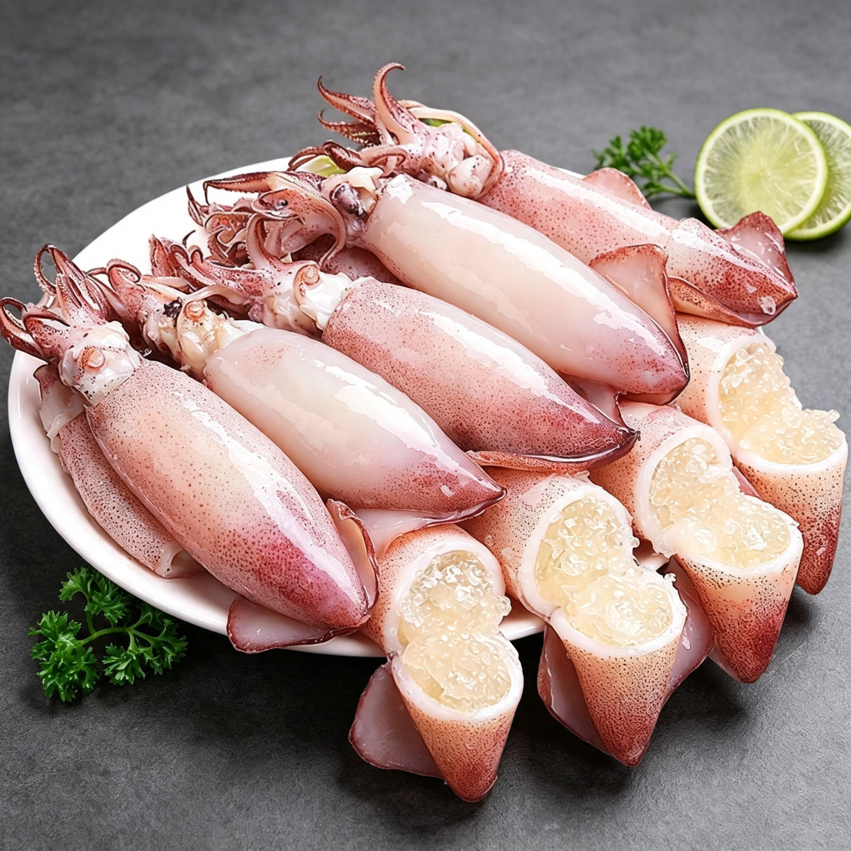 Roe-Filled Squid